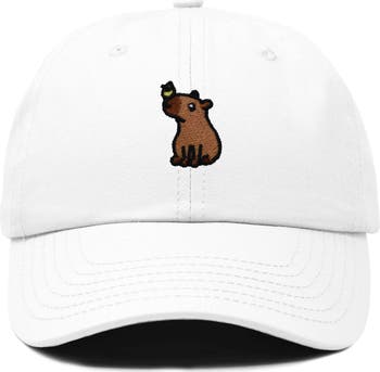Dalix Capybara Embroidered Everyday Hat | Nordstrom
