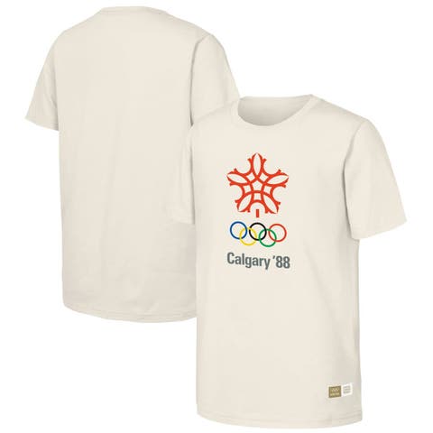 Men's  Natural 1988 Calgary Games Olympic Heritage T-Shirt