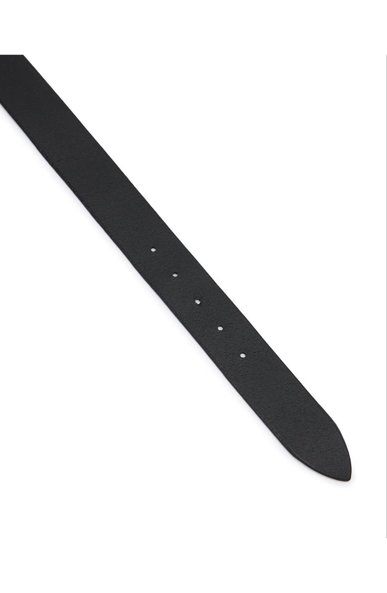 Fortela Simon Leather Belt, Alternate, color, Black