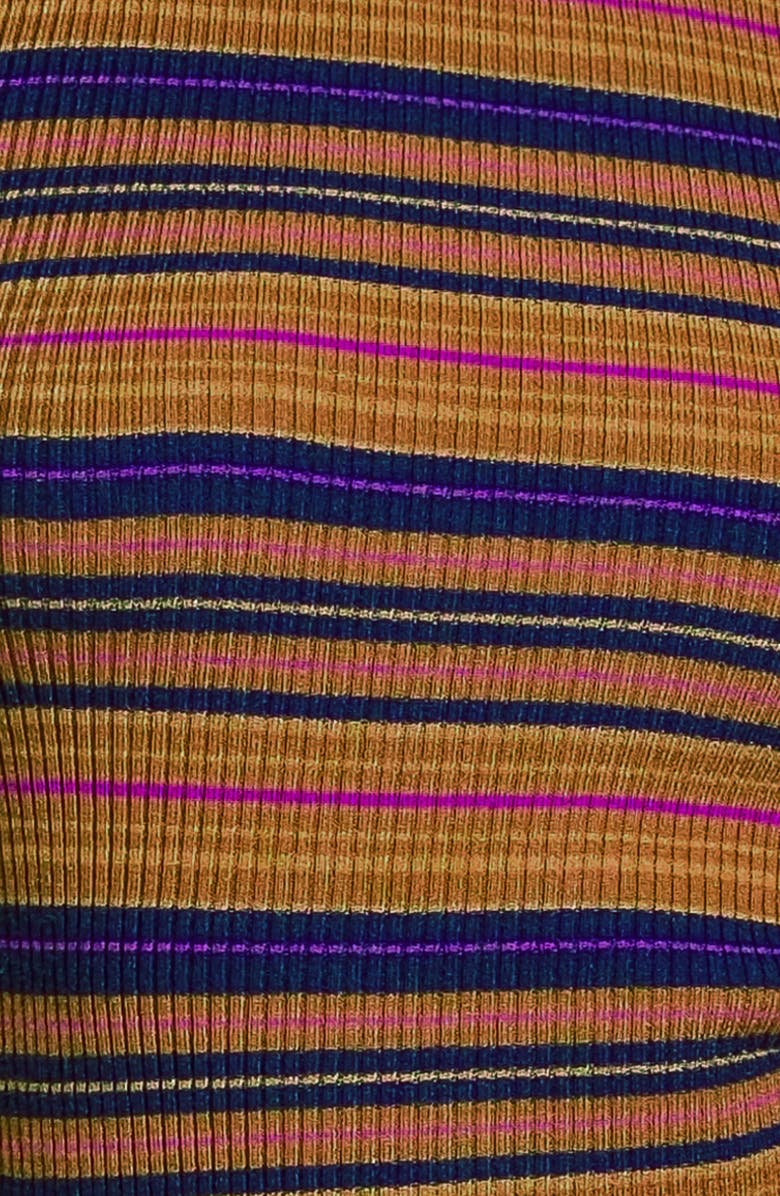 FLYING TOMATO Stripe Sweater, Alternate, color, Navy Lavender