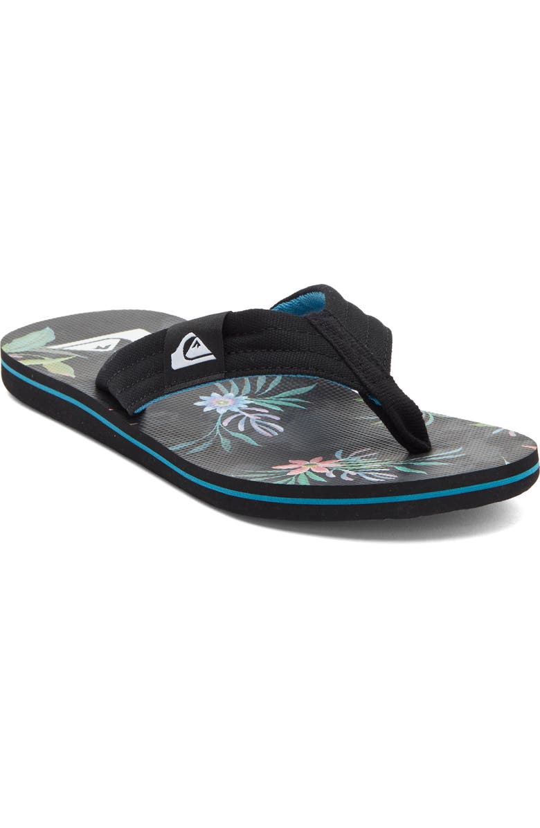 Quiksilver Molokai Layback II Flip Flop, Main, color, Xkbg