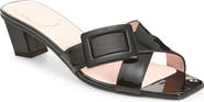 Roger Vivier Belle Vivier Crisscross Strap Block Heel Sandal
