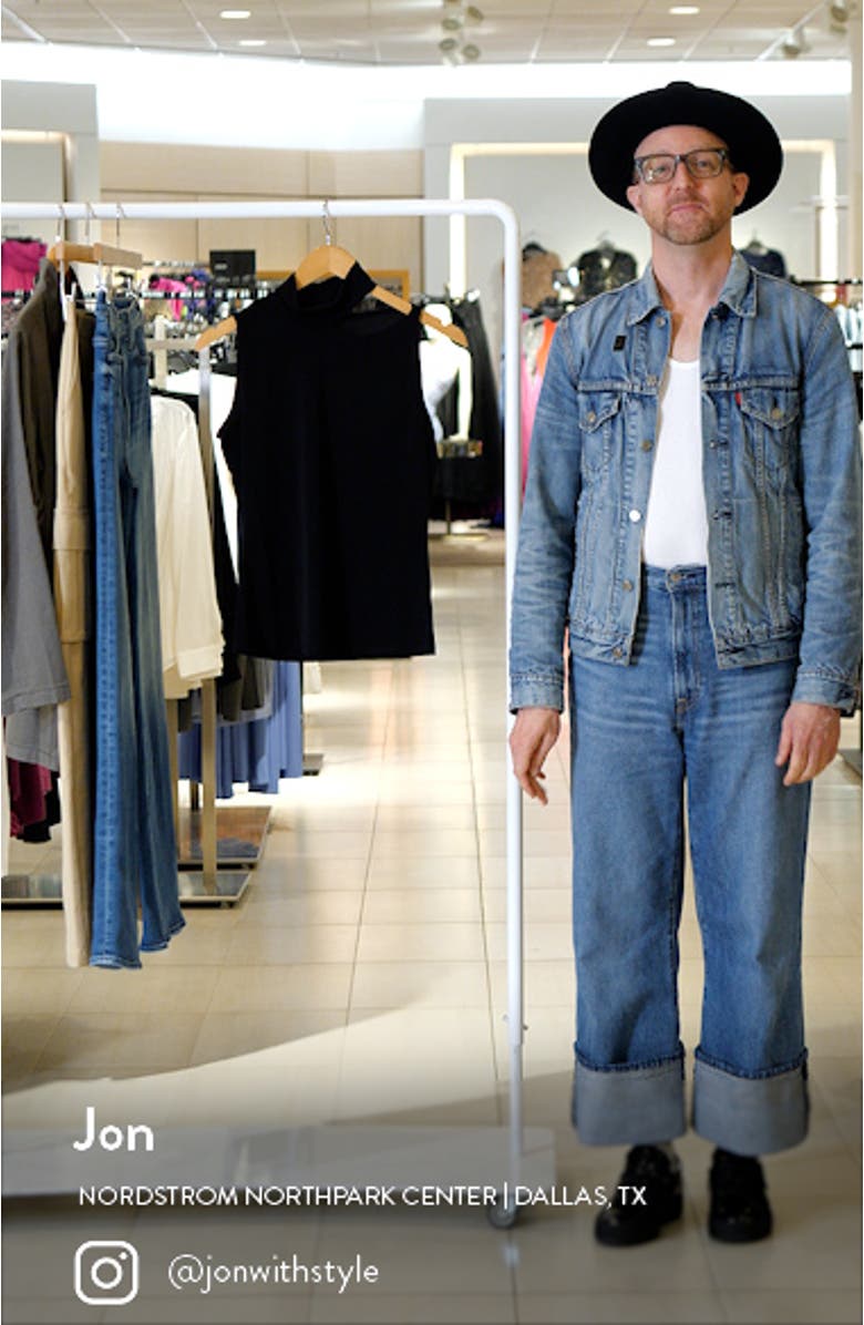 Slit Detail Mock Neck Tank, sales video thumbnail