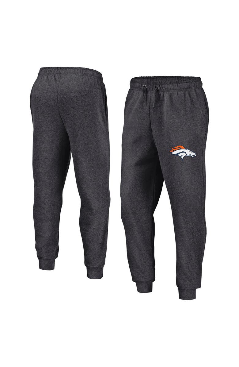 FANATICS Men's Fanatics  Heather Charcoal Denver Broncos Boost Fleece Joggers, Main, color, 