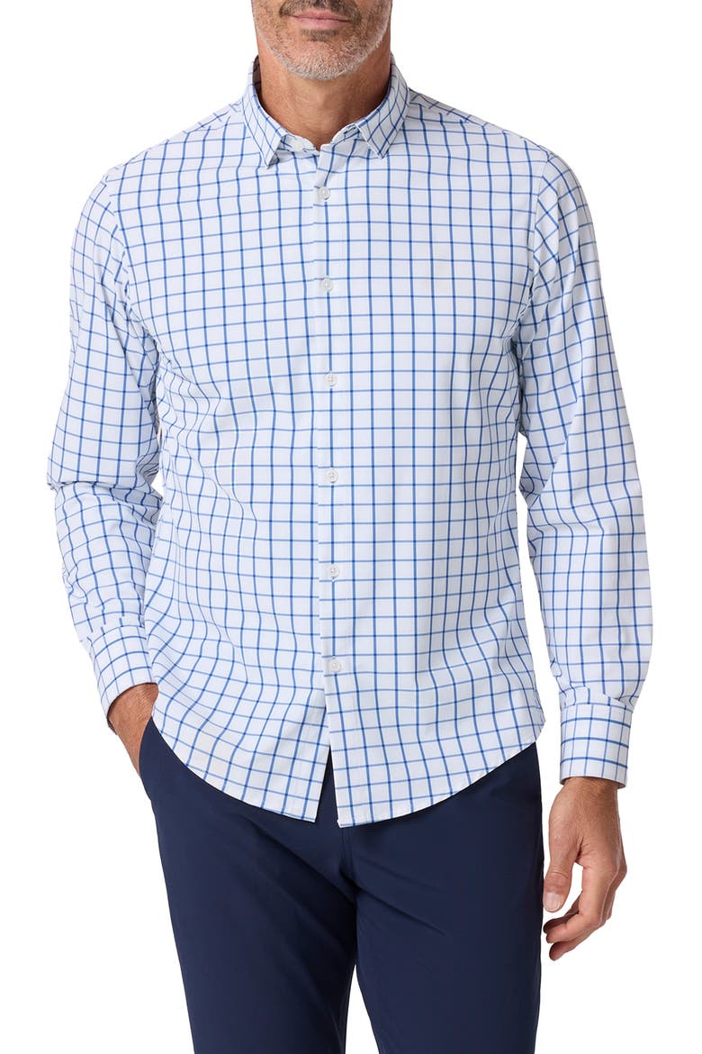 Leeward No-Tuck Button-Up Shirt, Main, color, WHITE