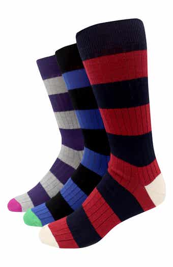 Lorenzo Uomo Assorted 3-Pack Crew Socks