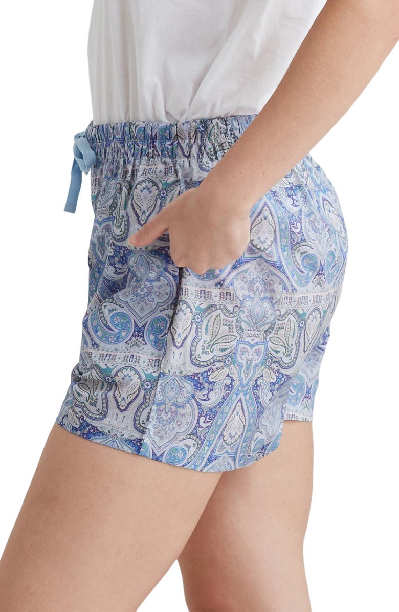 Papinelle Nahla Cotton Boxer Pajama Shorts, Alternate, color, 