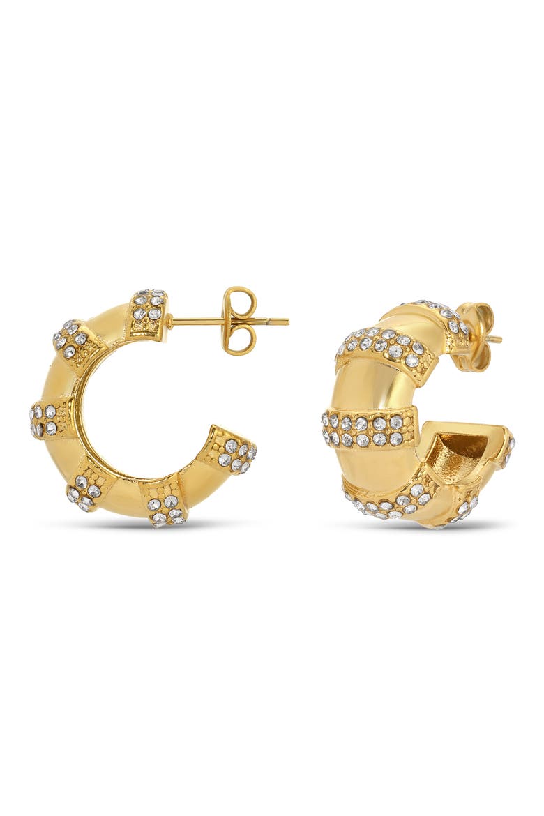 Carmen Hoop Earrings, Main, color, GOLD