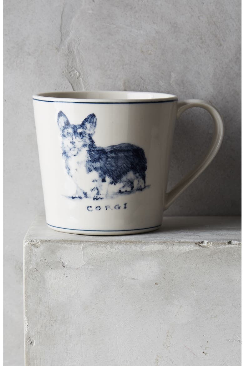 Anthropologie Icon Mug, Main, color, CORGI