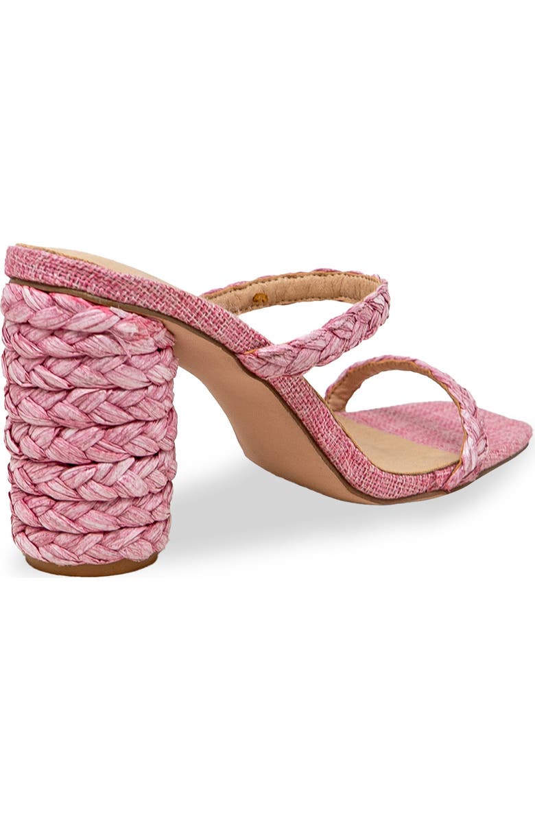 CHASE AND CHLOE Jessie Espadrille Slide Sandal, Alternate, color, Pink