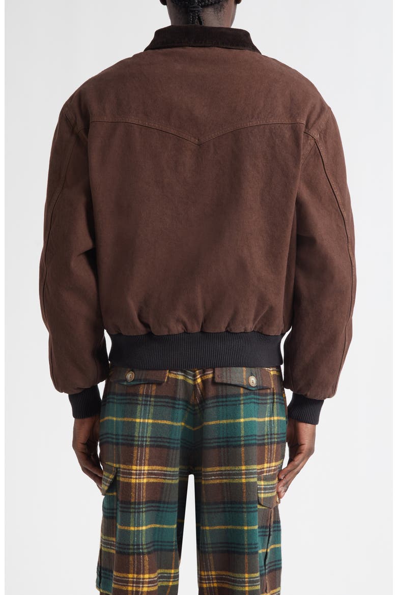 Gender Inclusive Canvas Work Jacket, Alternate, color, BROWN
