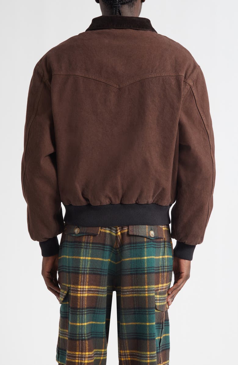 Sky High Farm Workwear Gender Inclusive Canvas Work Jacket, Alternate, color, Brown