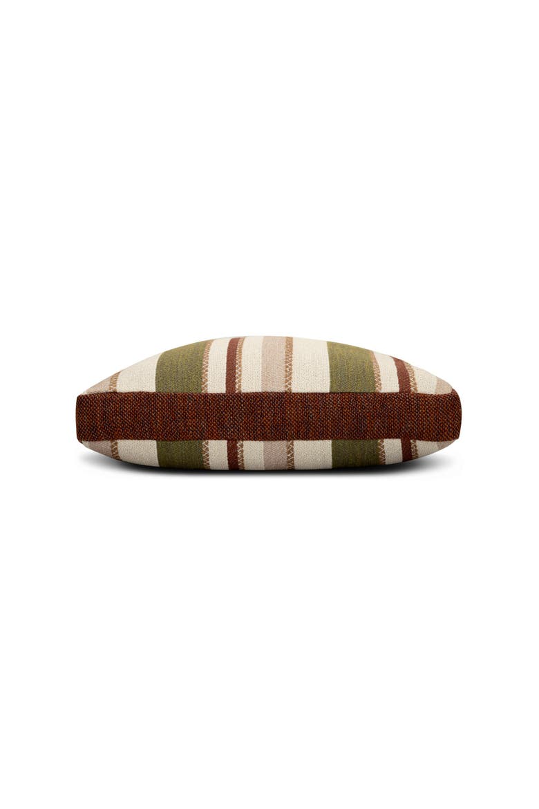 Ridgeway Box Textured Stripe Indoor & Outdoor Woven Accent Box Pillow & Insert, Alternate, color, Multi