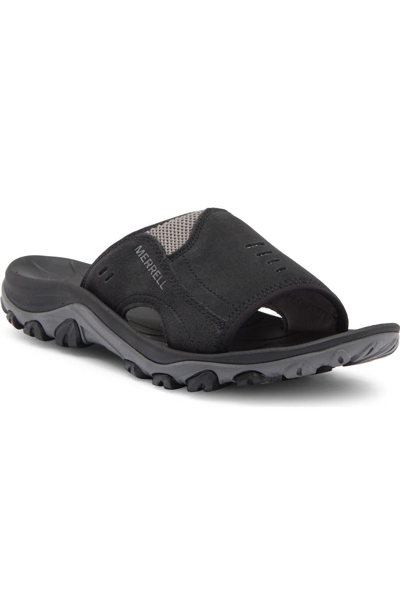 Merrell Huntington Waterproof Slide Sandal, Main, color,