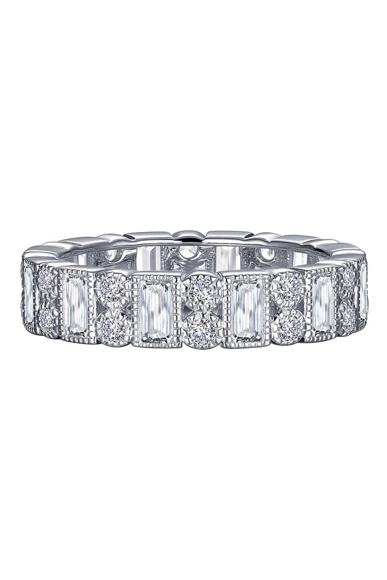 Simulated Diamond Eternity Band, Main, color, SILVER/CLEAR