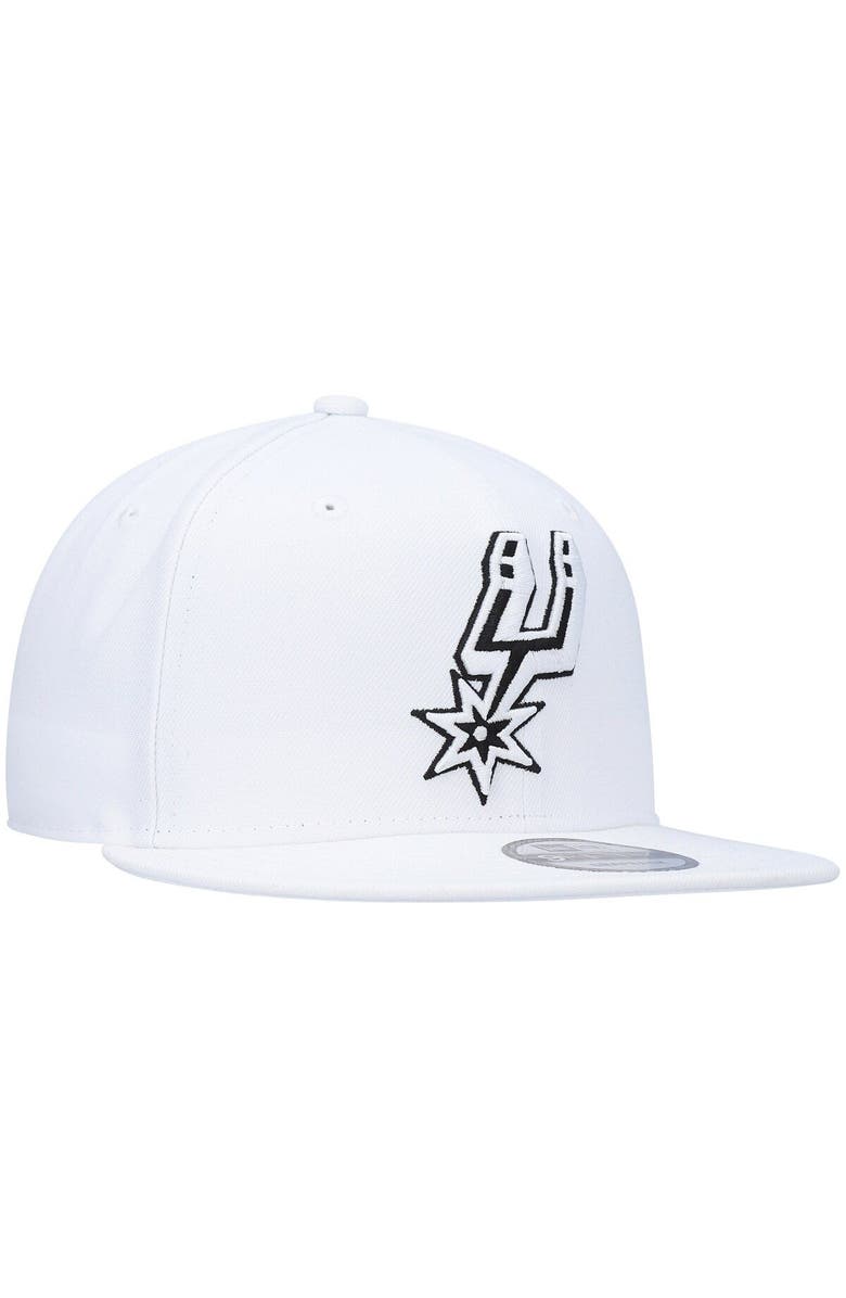 New Era Men's New Era White San Antonio Spurs Color Pop 9FIFTY Snapback Hat, Alternate, color, 