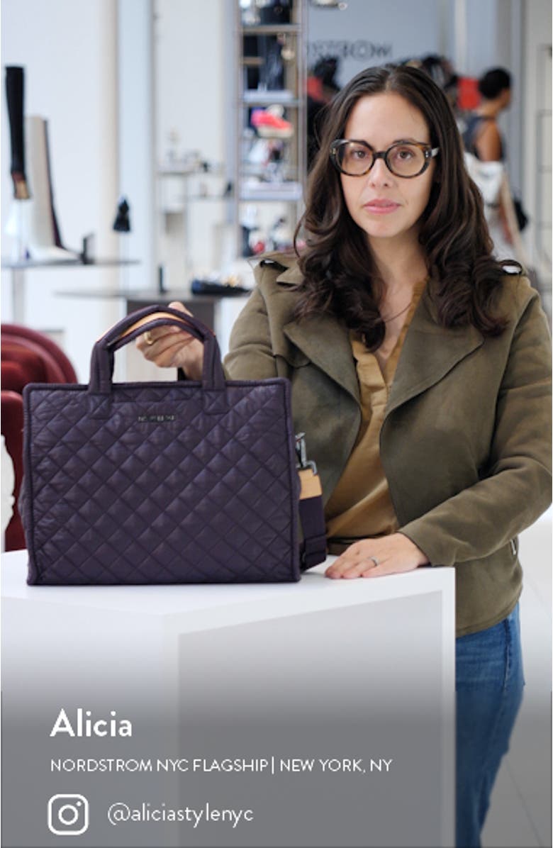 Medium Metro Nylon Box Tote, sales video thumbnail