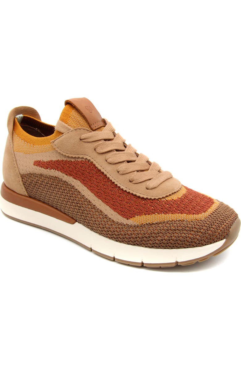 Gentle Souls Juno Knit Sneaker, Main, color, Brown Multi Knit