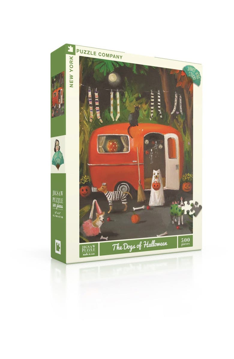 NEW YORK PUZZLE COMPANY The Dogs of Halloween 500 Piece Puzzle, Main, color, NO COLOR