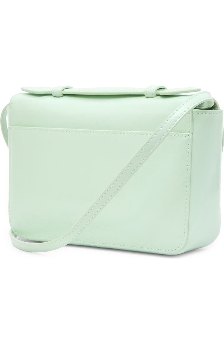 Clare V. Kathryn Leather Crossbody Bag, Alternate, color, Mist