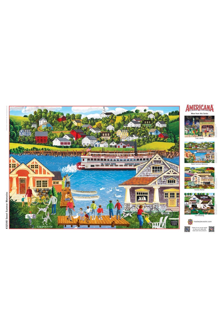 Sweet Summer Memories 500 Piece Puzzle, Alternate, color, Multicolor
