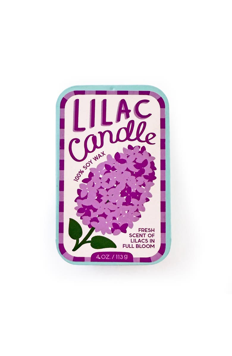 The Neighborgoods Lilac & Basil Candle Set of 2, Alternate, color, Purple