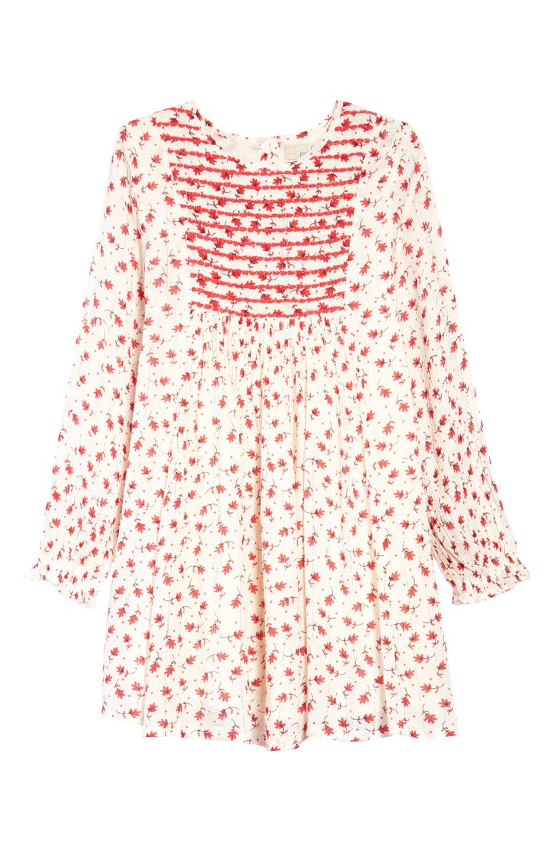 Peek Aren't You Curious Kids' Print Long Sleeve Dress, Main, color,