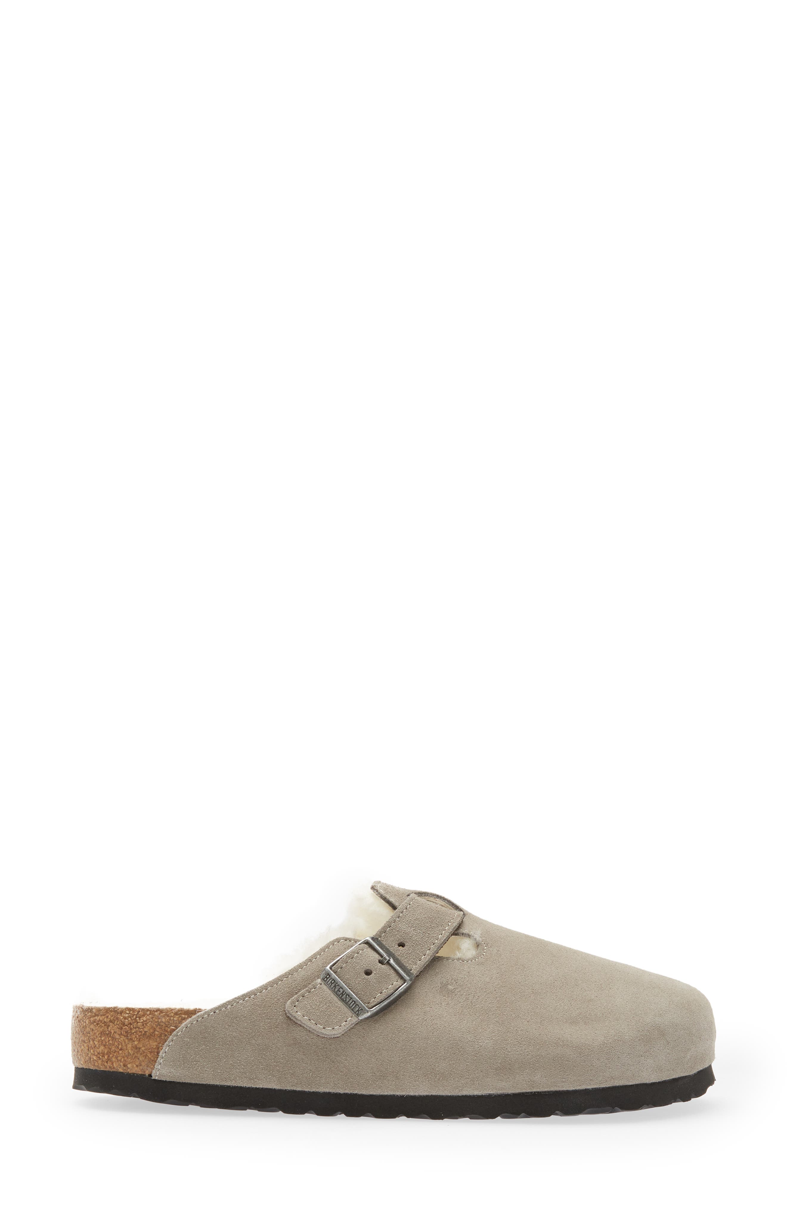 Birkenstock Boston Genuine Shearling Lined Clog, Alternate, color, 