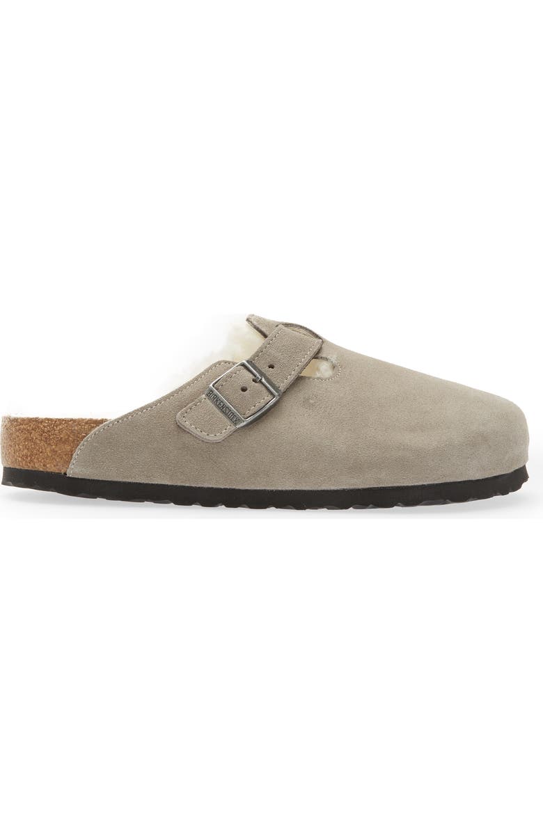 Birkenstock Boston Genuine Shearling Lined Clog, Alternate, color,