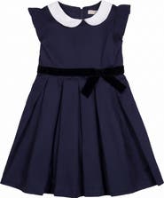 Hope & Henry Kids' Organic Peter Pan Collar Party Dress