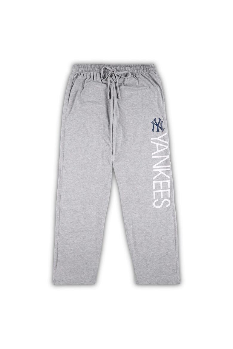 Women's Concepts Sport Navy/Heather Gray New York Yankees Plus Size Meter Tank Top & Pants Sleep Set, Alternate, color, Navy