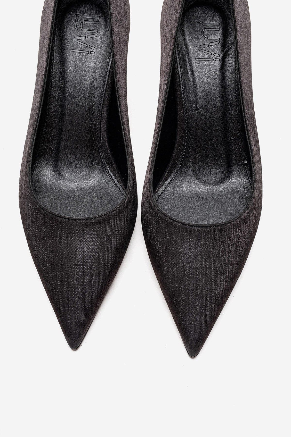 Prologue Shoes Velmira Stiletto Pump, Alternate, color, Black Satin