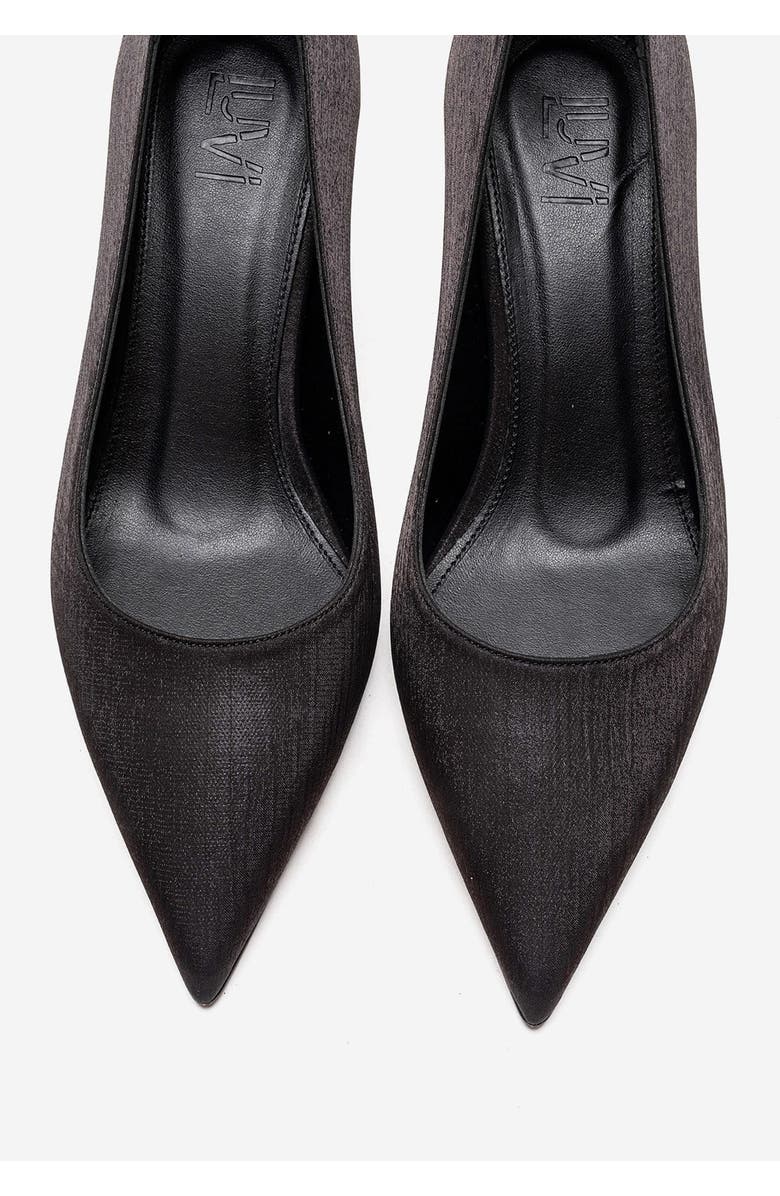 Prologue Shoes Velmira Stiletto Pump, Alternate, color, Black Satin