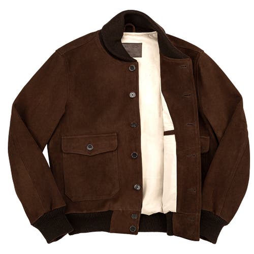 Last Wolf Voyageurs Bomber Jacket In Brown