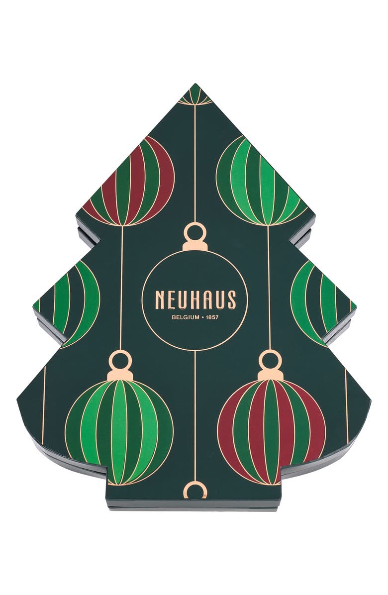 NEUHAUS Assorted 27-Piece Christmas Tree Box, Alternate, color, Green