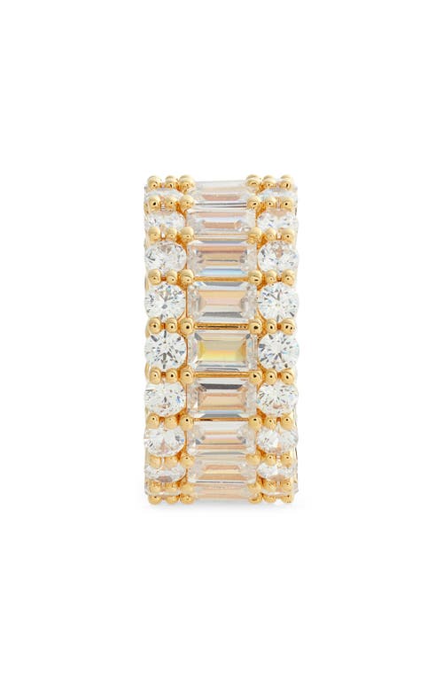 Shop Nordstrom Channel Set Cubic Zirconia Wide Eternity Ring