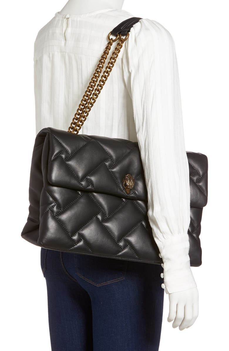 Kurt Geiger London XXL Kensington Soft Quilted Leather Shoulder Bag, Alternate, color,