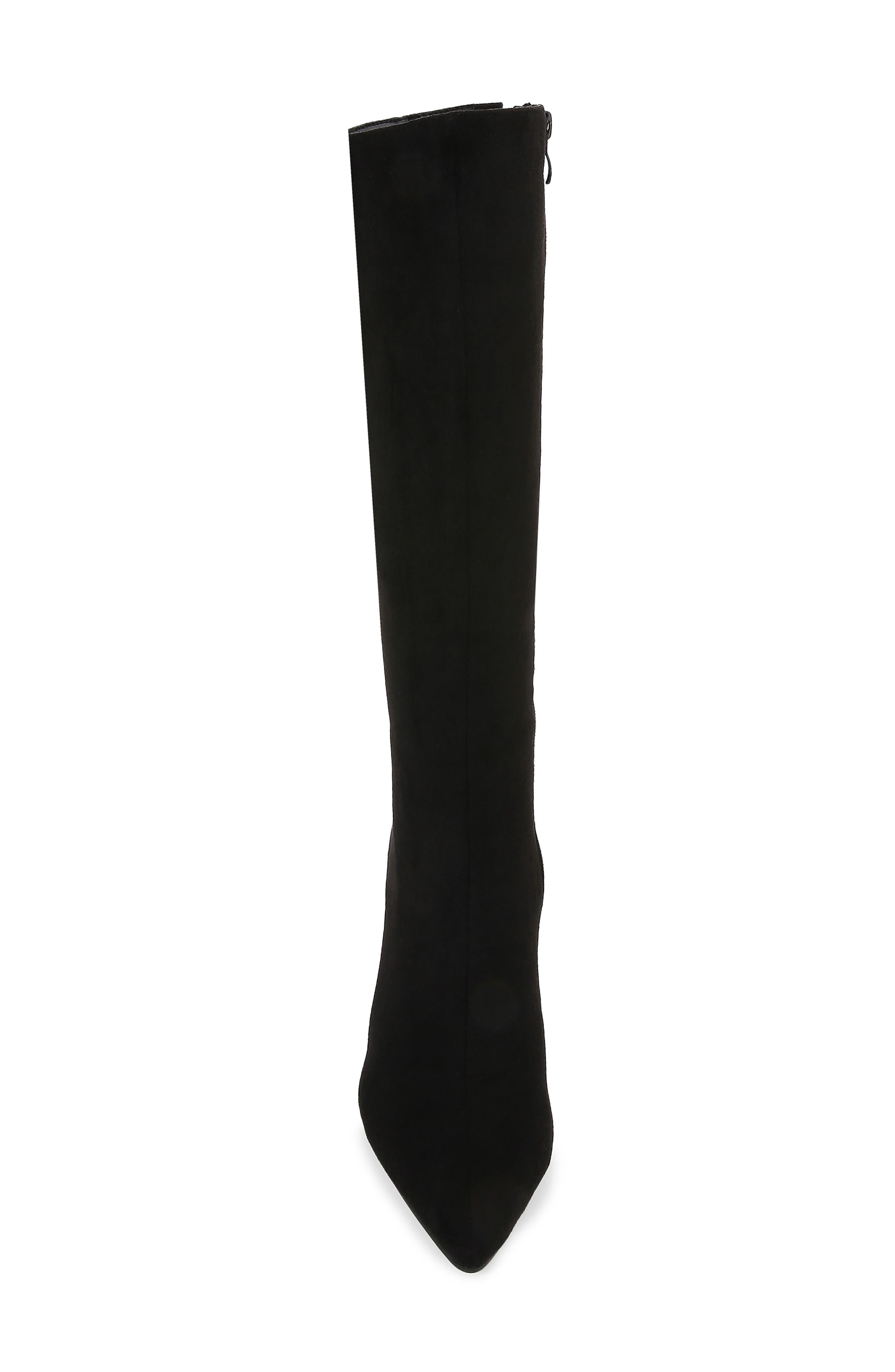 BERNESS Faux Suede Knee High Boot, Alternate, color, Black