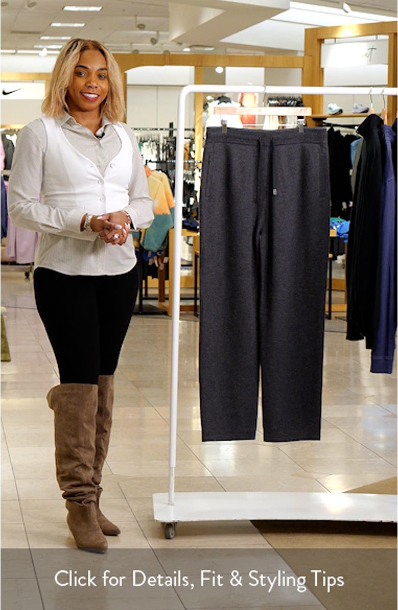 Boiled Merino Wool Sweatpants, sales video thumbnail