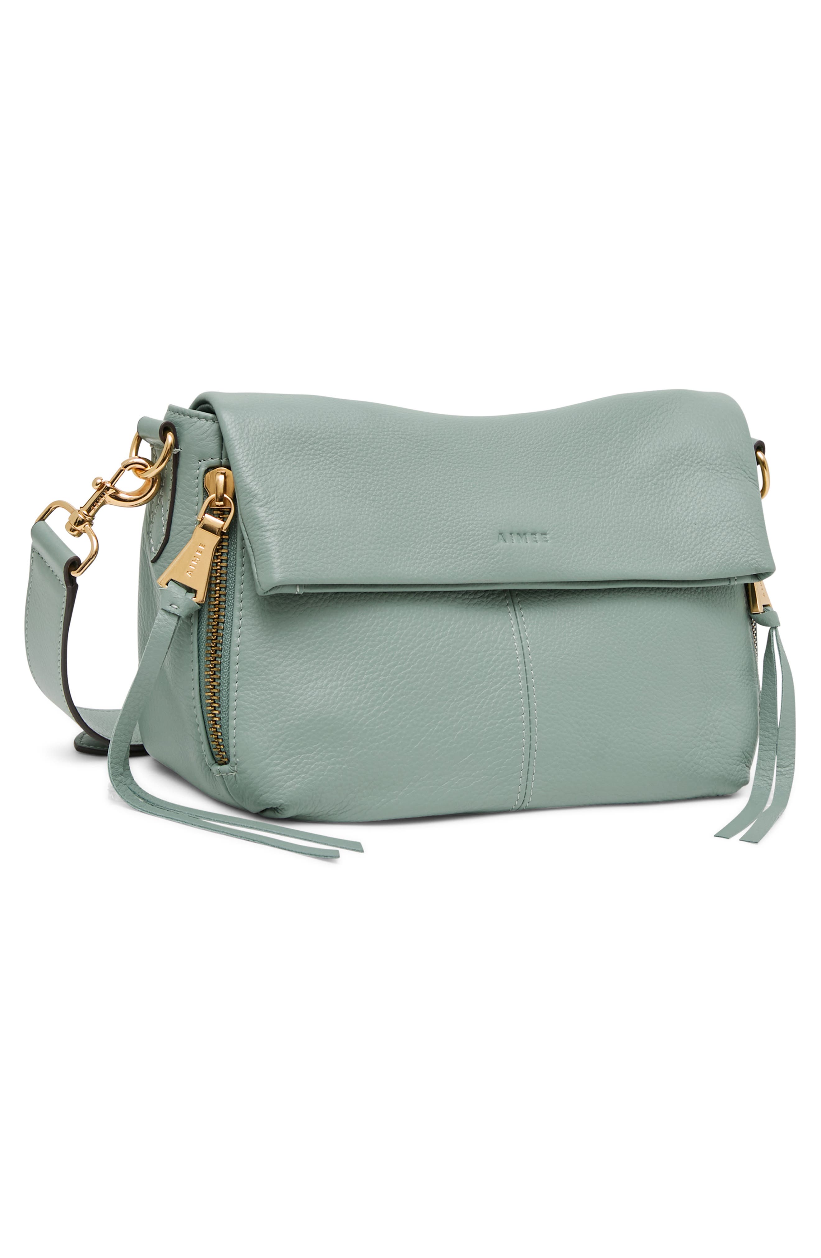 Bali Double Entry Crossbody Bag, Alternate, color, HEALERS GREEN