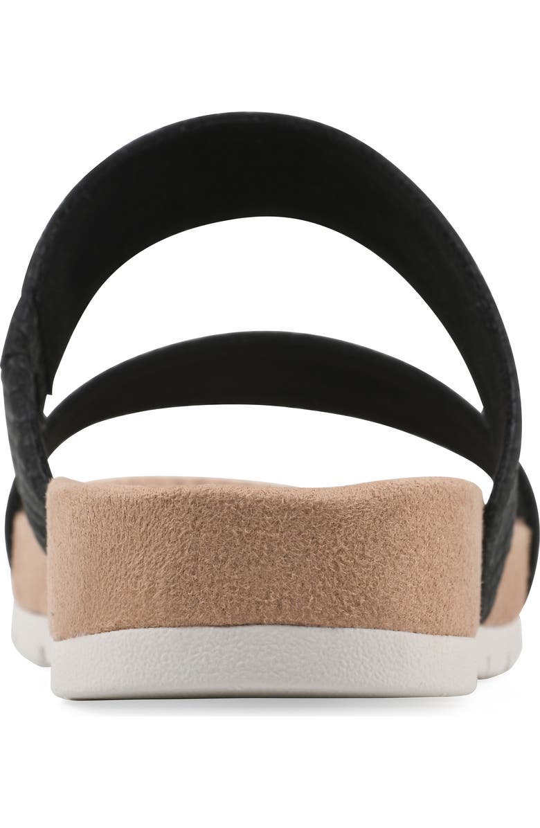 CLIFFS BY WHITE MOUNTAIN Tahlie Slide Sandal, Alternate, color, Black/Es-Print
