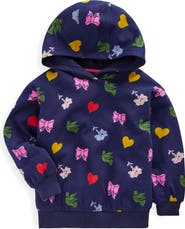 Mini Boden Kids' Print Cotton Hoodie