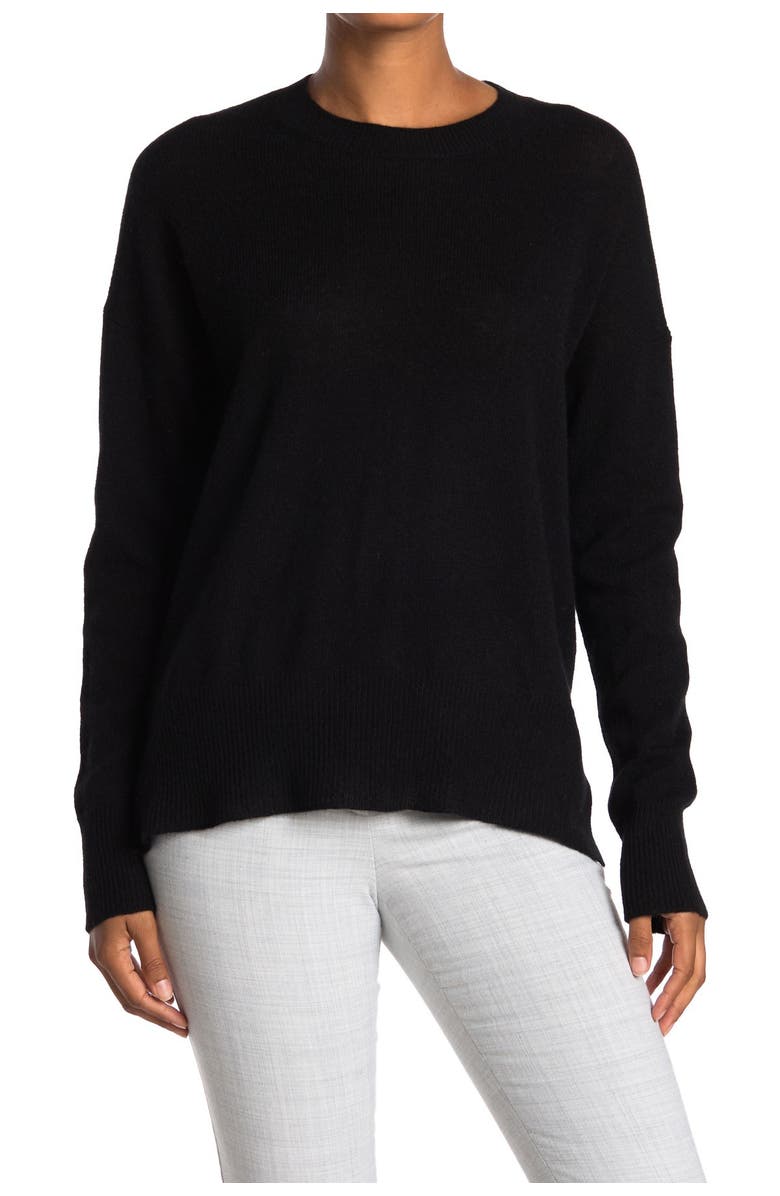 M Magaschoni High/Low Pullover Cashmere Sweater, Alternate, color, 