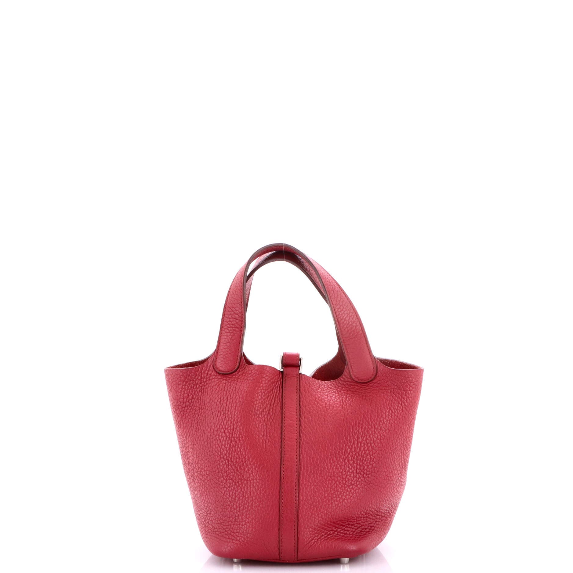 Pre-Owned Hermes Picotin Bag Clemence PM, Alternate, color, Rubis