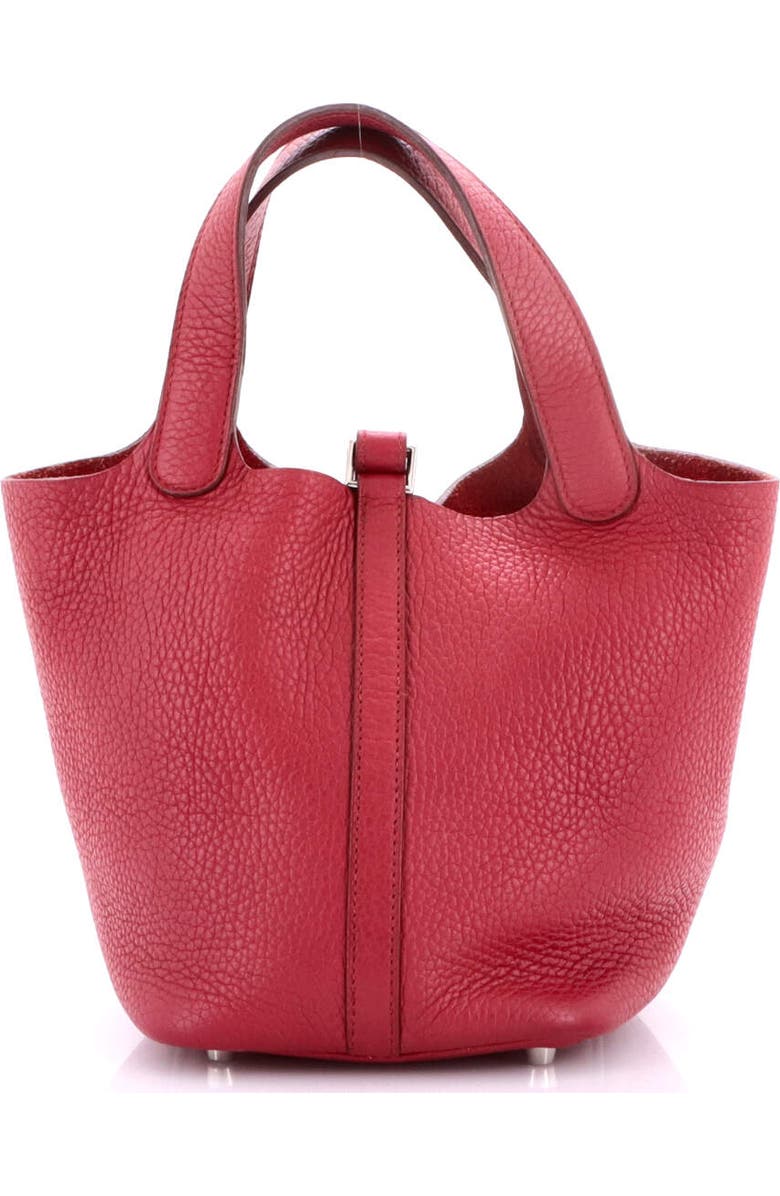 Pre-Owned Hermes Picotin Bag Clemence PM, Alternate, color, Rubis