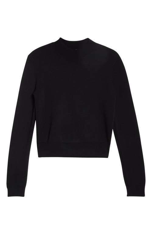Favorite Daughter The Whitney Mock Neck Sweater In Black