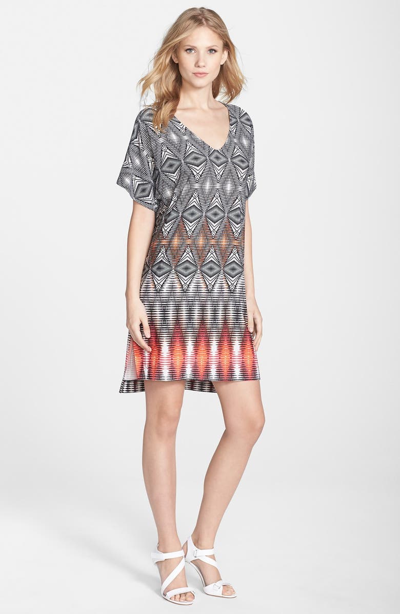 Maggy London Print Jersey Shift Dress, Main, color,