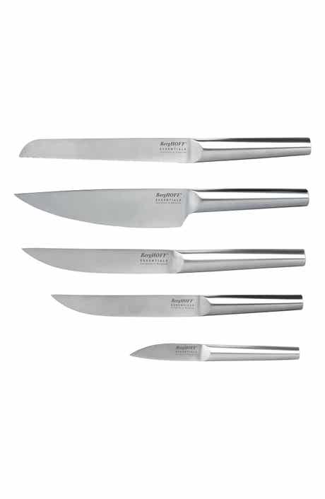 BergHOFF INTERNATIONAL Eclipse 6-Piece Stainless Steel Knife Block Set