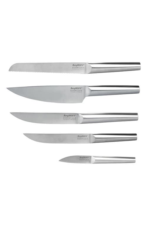 BergHOFF INTERNATIONAL Eclipse 6-Piece Stainless Steel Knife Block Set in Silver  product