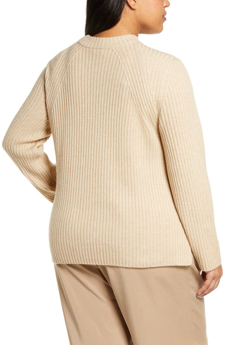 Vince Wool & Cashmere Rib Sweater, Alternate, color,